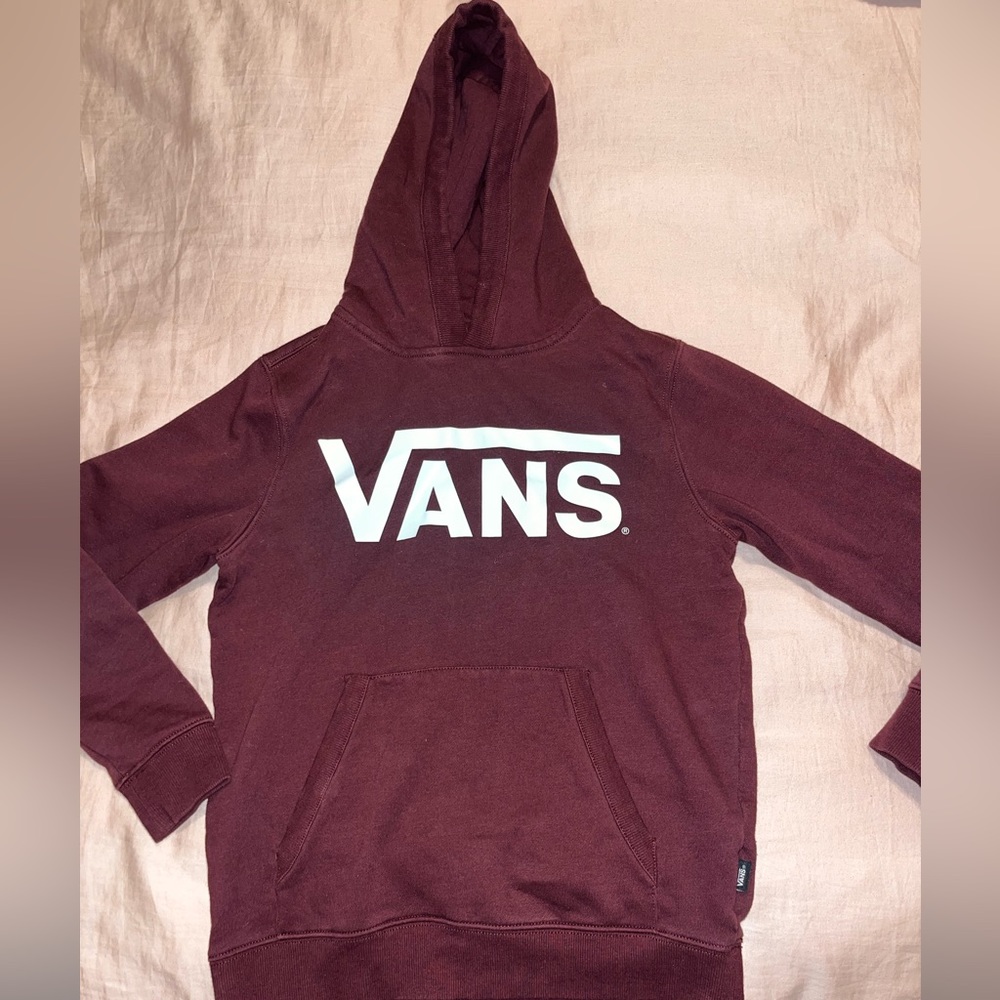 Boys Size S Vans Maroon Sweatshirt